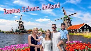 Zaanse Schans Amsterdam with Kids  The Netherlands Part 2  Windmill Village [upl. by Dani628]