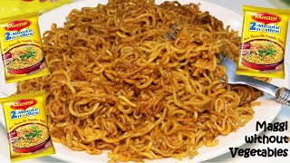 Spicy Maggi RecipeStreet Style Maggi Masala RecipeDry Maggi RecipeMaggi Recipe without Vegetables [upl. by Kizzee140]