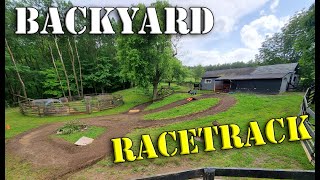 Creating A Backyard RC Racetrack  CountrySide RC  110 Scale  DIY  HOW TO  Remove Weeds  Grass [upl. by Erised560]