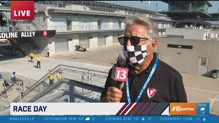 Dave Calabro chats with Mario Andretti before the 2020 Indy 500 [upl. by Ximenes]