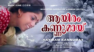 Aayiram Kannumay  Nokkethadhoorathu Kannum Nattu Nadiya Moithu Padmini  Evergreen Hits  Yesudas [upl. by Yemarej]