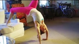 How To Do A Bridge And Backbend Kickover With Coach Meggin Professional Gymnastics Coach [upl. by Asetal]