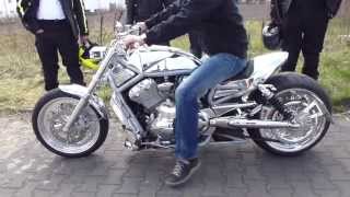 Full Chrome HarleyDavidson VRod Sound  see also Playlist [upl. by Enela]