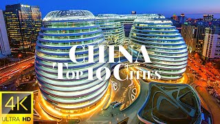 Cities of China 🇨🇳 in 4K 60FPS HDR ULTRA HD Drone Video [upl. by Imoyaba]