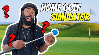 This is why you dont need a expensive golf simulator Phi Golf 2 Review Golf and Gospel Episode 59 [upl. by Ahsiekim]