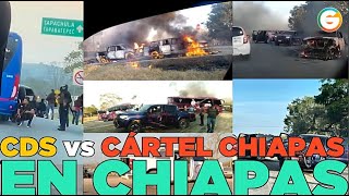 CDS vs Cártel de Chiapas Guatemala  Enfrentamiento en Chiapas [upl. by Anassor]