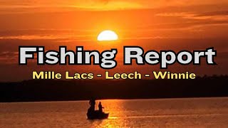 Minnesota Fishing Report  Mille Lacs Lake Leech Lake and Lake Winnie 101323 [upl. by Oona]