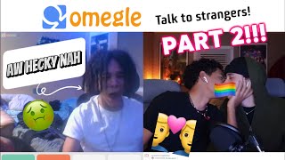 STRAIGHT HOMIES KISS ON OMEGLE PART 2 GAY COUPLE [upl. by Notsua952]