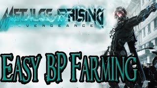 Metal Gear Rising Revengeance  Infinite BP Farming Guide [upl. by Neil]