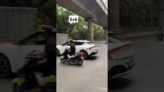 RARE suv Kia EV6🤩🔥🔥 kia kiaev6 bengaluru viralvideo automobile [upl. by Ylra]