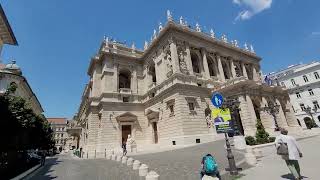 Budapest Walk  Andrassy Avenue to Danube Budapest 202435 [upl. by Malynda]