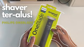 Unboxing amp Review Philips OneBlade Shaver Terbaik yang pernah ada  cukur grooming [upl. by Consolata]