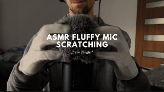 ASMR  Fluffy Mic Scratching for Tingles and Head Massage  No talking [upl. by Iaka]