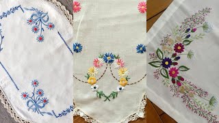 Elegant Hand Embroiderytable cloth designs [upl. by Rodge]