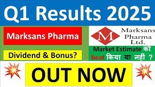 MARKSANS PHARMA Q1 results 2025  MARKSANS PHARMA results today  MARKSANS PHARMA Share News today [upl. by Rosalind]