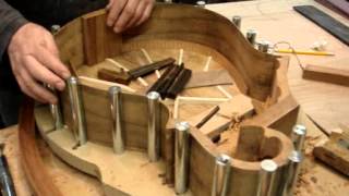 24 Lyre Harp Guitar  Part 2  Doug Wilkes Workshop [upl. by Paulson873]