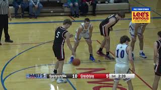 Spencerville vs Crestview Boys Basketball 12152023 [upl. by Alam]