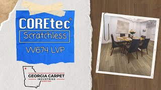 COREtec Scratchless 7quot VV674 Vinyl Plank [upl. by Trudnak307]