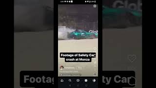 Safety car crash monzacircuit monzagp f1 bretmylander [upl. by Nama]