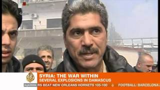 Dozens dead in central Damascus bombing [upl. by Akaya]