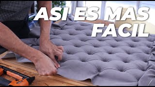 3 Simple Pasos para Crear un Cabecero de Cama Capitone que Impresiona [upl. by Eeimaj591]