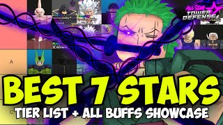 New Best 7 Star After BUFFS All 7 Stars Buff Showcase amp Tier List [upl. by Kcirderf736]