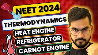 THERMODYNAMICS CLASS 11  HEAT ENGINE REFRIDGERATOR amp CARNOT ENGINE  NEET 2024 PHYSICS  SSP SIR [upl. by Margetts]