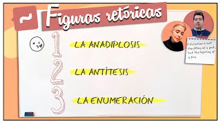 La anadiplosis la antítesis y la enumeración  Figuras retóricas [upl. by Oecile]