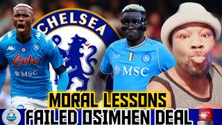 Victor osimhen Transfer Deal Collapsed  MORAL LESSON  On deadline Day [upl. by Dickey]