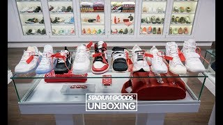 STADIUM GOODS UNBOXING The Entire OG quotThe Tenquot OffWhite x Nike Collection [upl. by Euqinwahs]