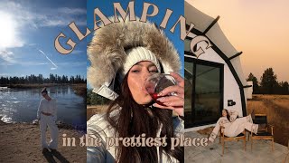 come GLAMPING with me weekend vlog [upl. by Lemieux]