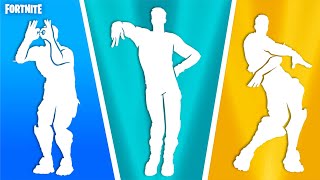 Top 50 Legendary Fortnite Dances With The Best Music [upl. by Ovid]