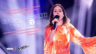 Cassandra  Every Breath You Take  Blind Auditions 3  The Voice van Vlaanderen  VTM [upl. by Bloch28]