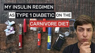 My INSULIN regimen as TYPE 1 DIABETIC on the CARNIVORE DIET using 4 types of INSULIN type1diabetes [upl. by Banks642]