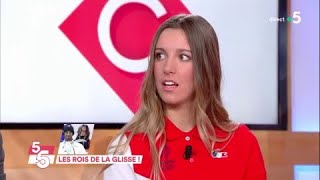 Pierre Vaultier Julia Pereira  le snowboard français médaillé   C à Vous  19022018 [upl. by Aissac114]