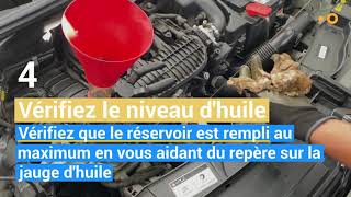 Mettre de l’huile moteur  Comment faire avec sa voiture  🔧 TUTO [upl. by Wenoa]