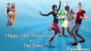 Happy 14th Anniversary to The Sims Happy Birthday in Simlish [upl. by Ettennad]