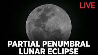 PENUMBRAL LUNAR ECLIPSE LIVE lunareclipse2020 [upl. by Arundell]