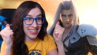 SEPHIROTH SMASH BROS ULTIMATE REVEAL REACTION  JustJesss [upl. by Gagne539]