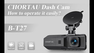 New Installation video for CHORTAU dash cam BT27 [upl. by Gertie395]