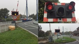 Rare Level Crossing on a Swing Bridge at Preston Docks Lancashire [upl. by Ebeneser]