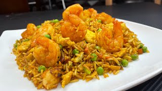 ARROZ FRITO con CAMARONES estilo Chino [upl. by Elysha264]