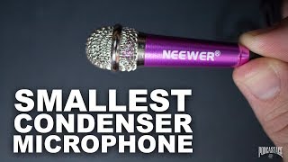 Neewer Mini Condenser Mic Review  Test [upl. by Korwun]