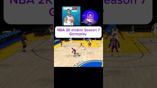 First look at NBA 2K mobile Season 7 Gameplay On iPhone8 Plus nba2kmobile nba viralvideo shorts [upl. by Enimajneb]