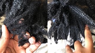 Laziness Will Destroy 4c Hair Removing Knots From Matted Tangled Hair [upl. by Nawtna858]