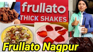 Frullato NagpurThick shake थिक शेकNagpur  HotCold Chocolate Choco lava  Brownie and more [upl. by Narol]