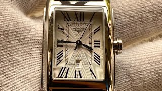 Unboxing amp First Impression Longines DolceVita L57574719 Best Dress Watch Best Tank Shape [upl. by Weld772]