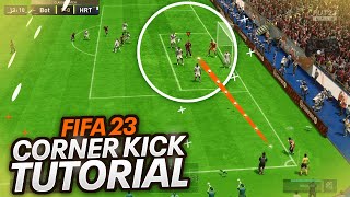 The Most Effective CORNER KICKS in FIFA 23 [upl. by Neiviv75]