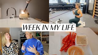 get my life together with me healthy snacks grocery haul  delaney moved to nyc [upl. by Anerb]