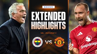 Fenerbahçe vs Man United Extended Highlights  UEL League Phase MD 3  CBS Sports Golazo  Europe [upl. by Jac770]